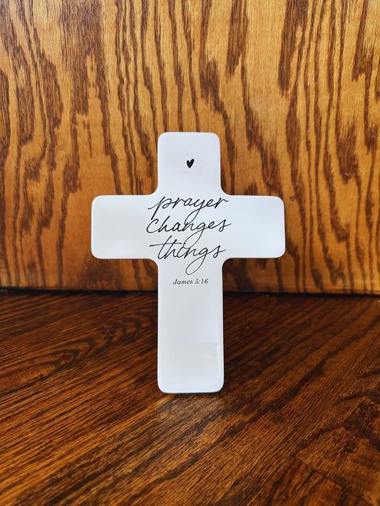 Standing Cross - James 5:16